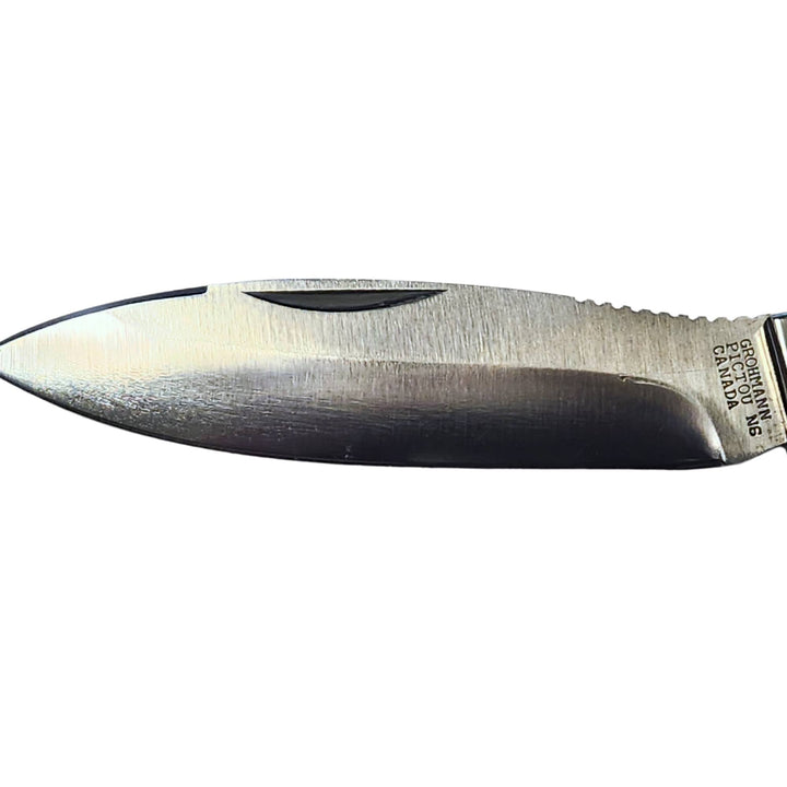 Lame du Couteau de chasse avec manche en micarta Grohmann knives