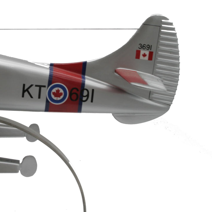 Logo à l'arrière d'un Modèle réduit d'un avion De Havilland Rescue Canada DHC-3 Otter vu de côté