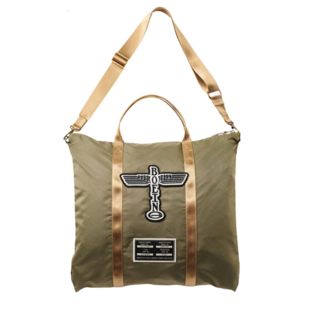 Sac Helmet bag Boeing totem kaki avec poignée par Red Canoe et bandoulière sortie