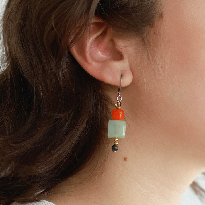 Boucles d'oreilles Foramen tropique Collection Printemps-été 2025