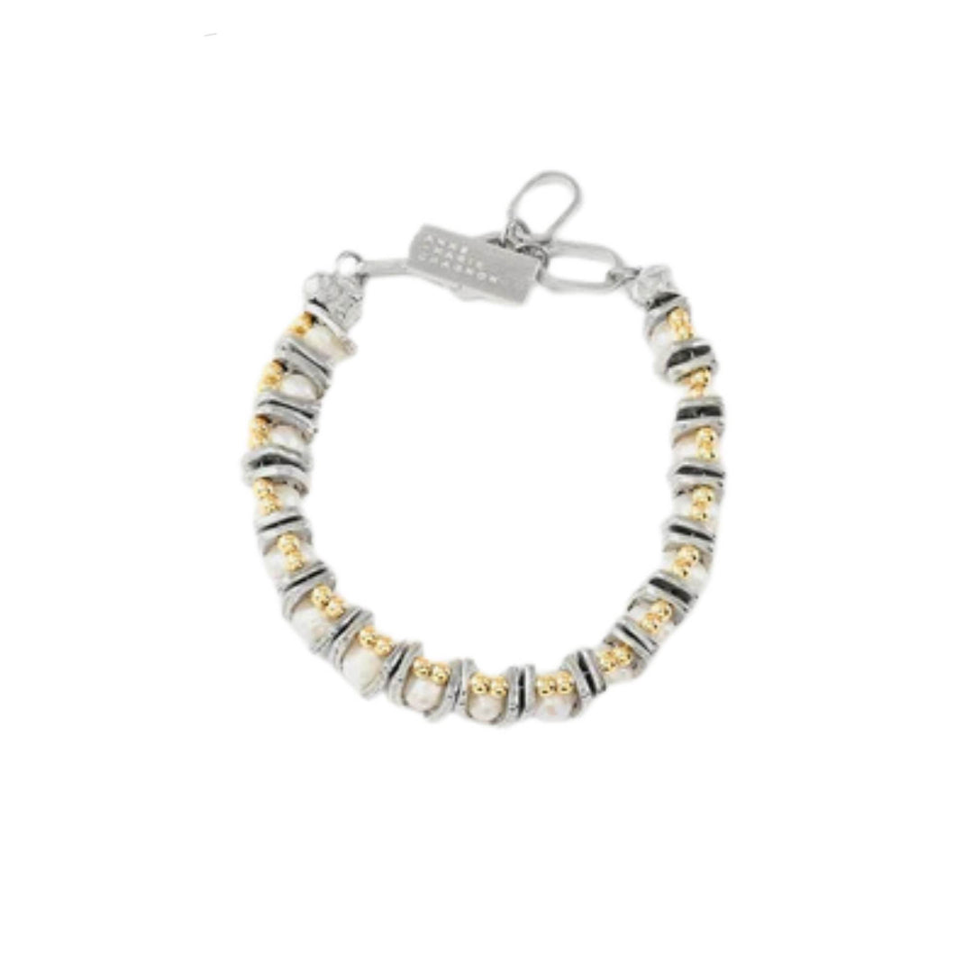 Bracelet Maltro en étain et plaqué or par Anne-Marie Chagnon