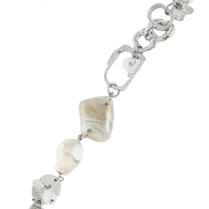 Détails du Bracelet en étain avec verre par Anne-Marie Chagnon