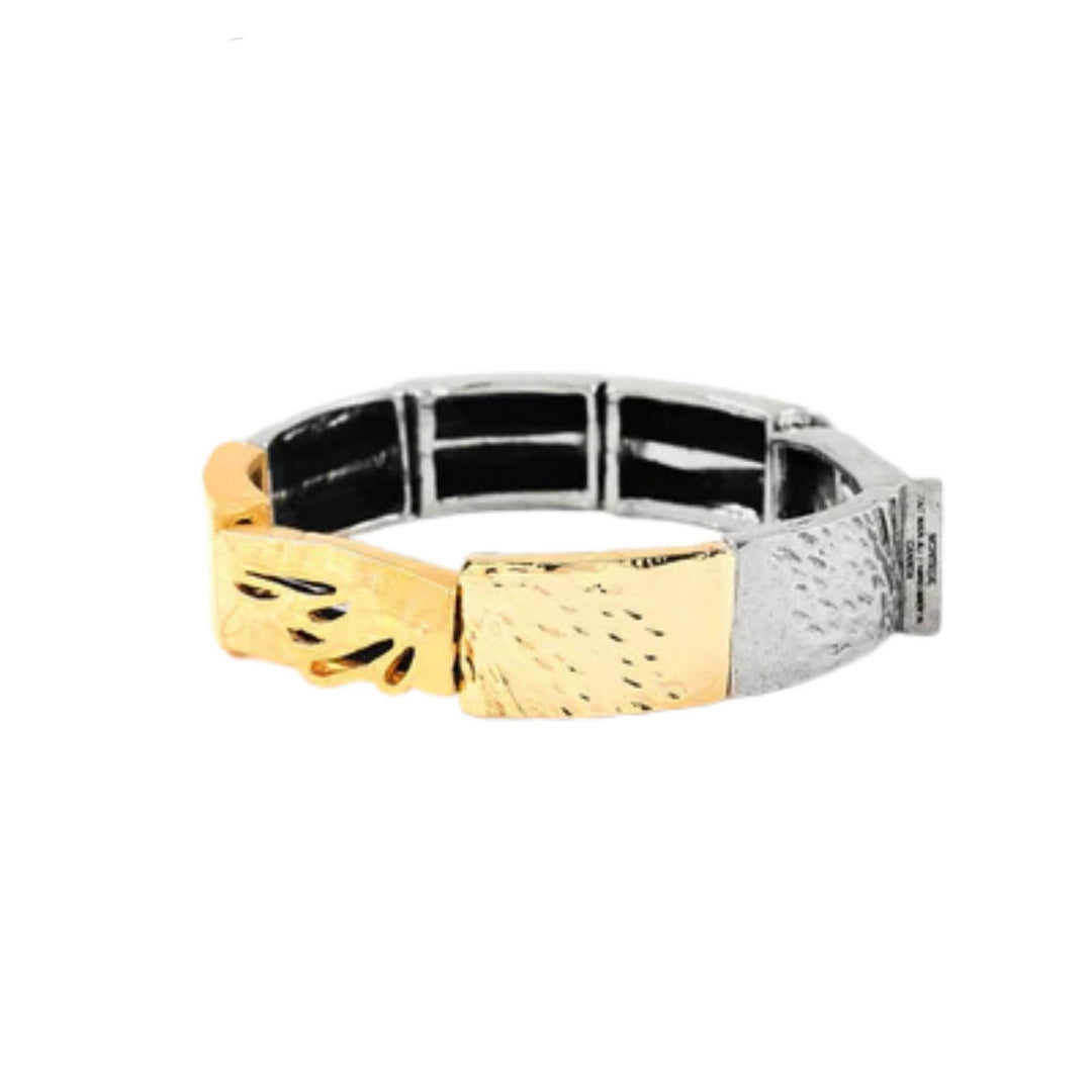 Bracelet Solar en étain et plaqué or par Anne-Marie Chagnon