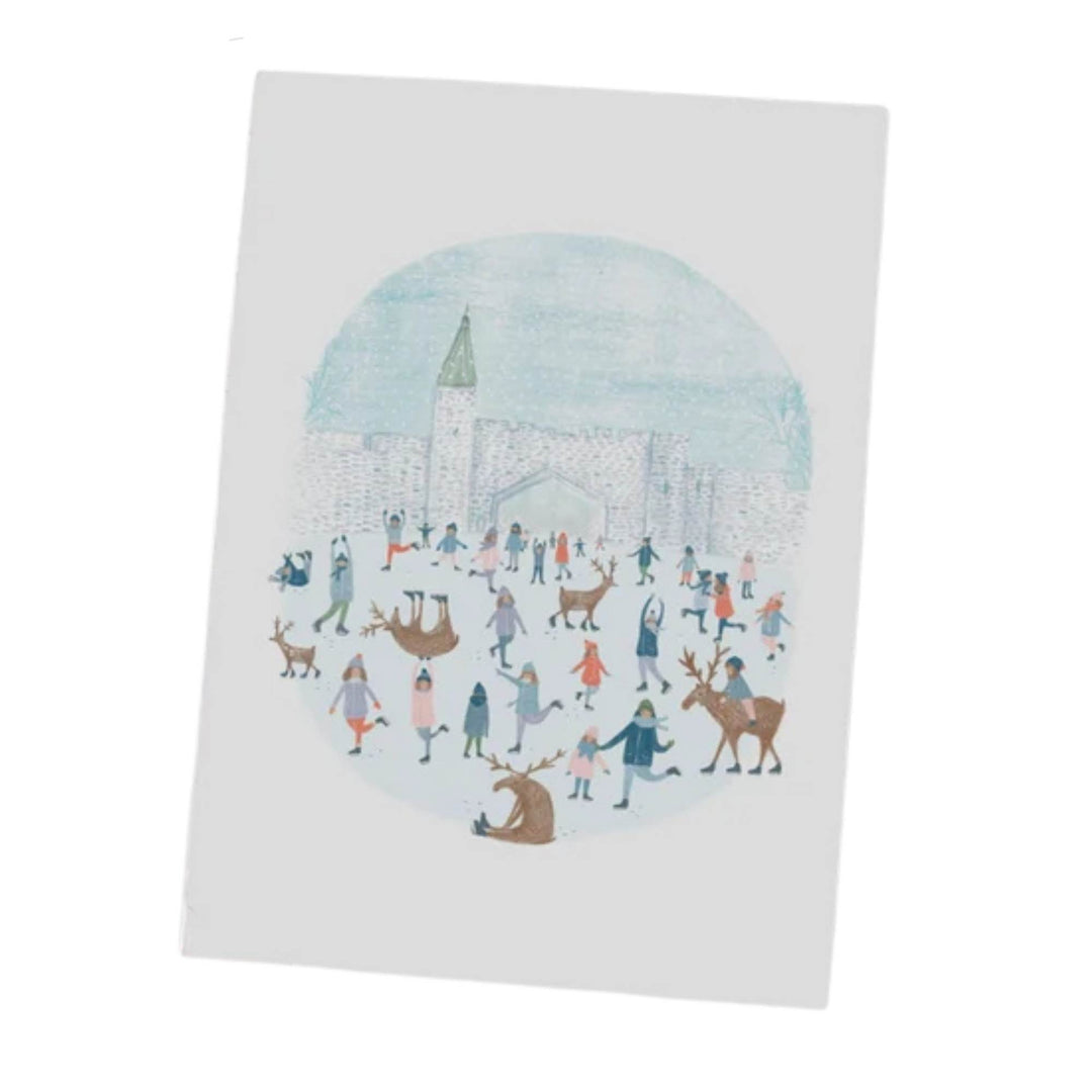 Carte de souhait Vieux-Québec par Geneviève Andersen