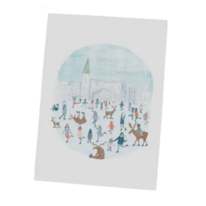 Carte de souhait Vieux-Québec par Geneviève Andersen