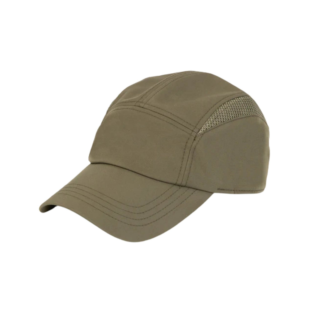 Casquette airflo vert par Tilley vue de 3/4