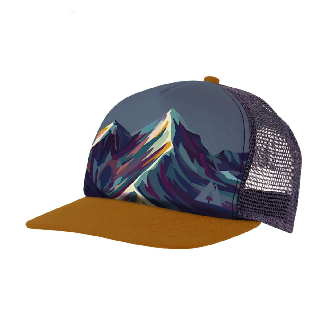 Casquette avec motif de montagnes bleue par Ambler