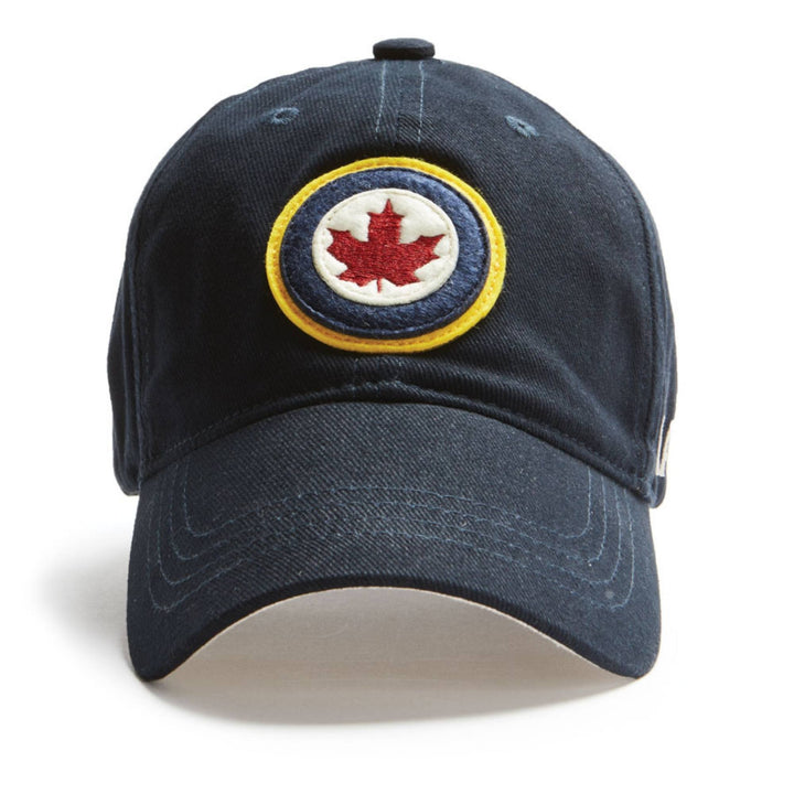 Casquette RCN bleue marine avec logo vue de devant