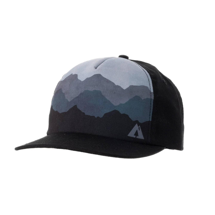 Casquette ambler paysages de montagnes noir