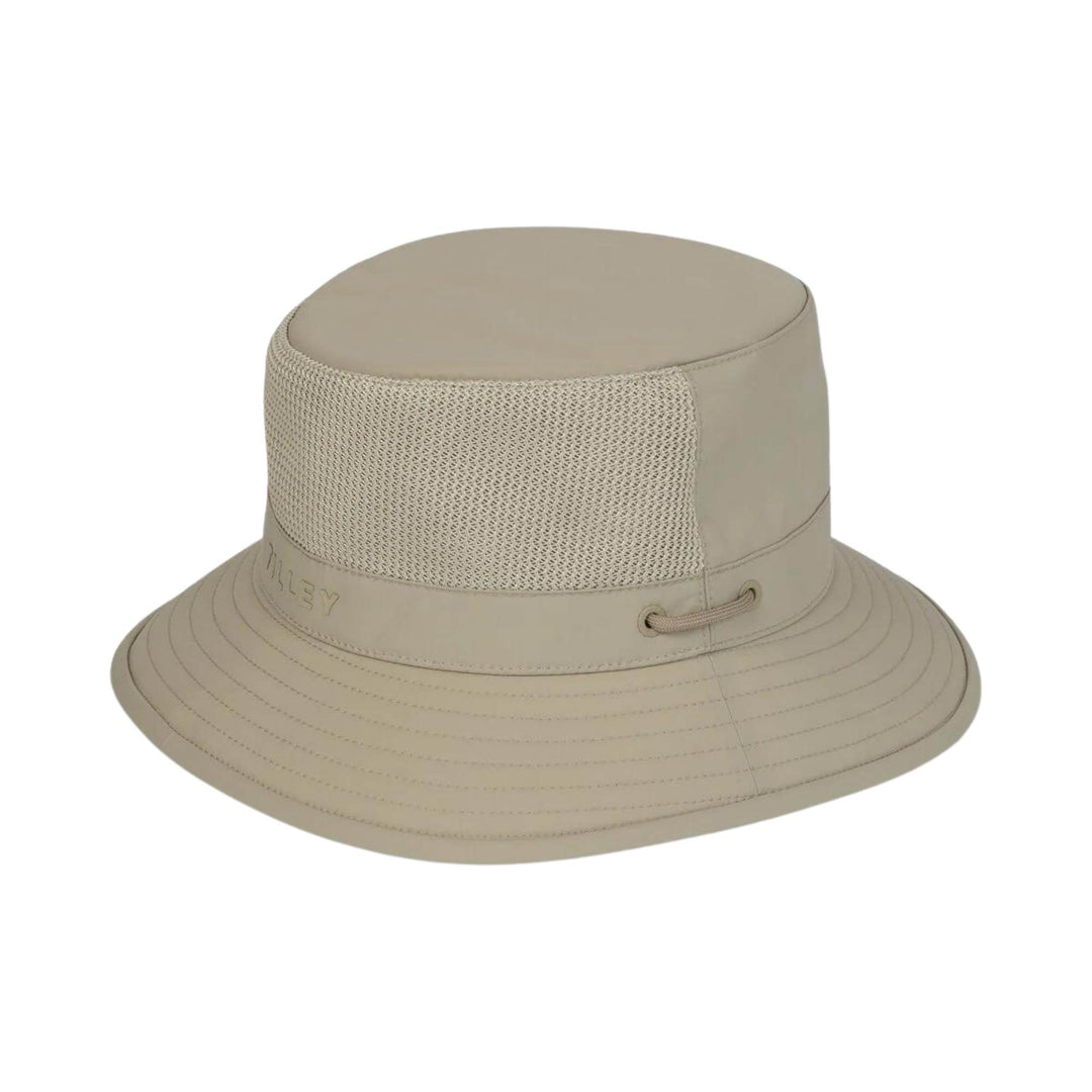 Chapeau tilley airflo bucket kaki vu de 3/4 par derrière