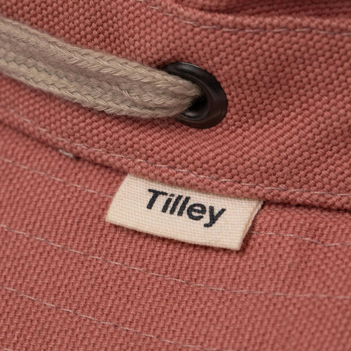 Détails de l'étiquette du Chapeau Tilley rose pâle T3 Wanderer