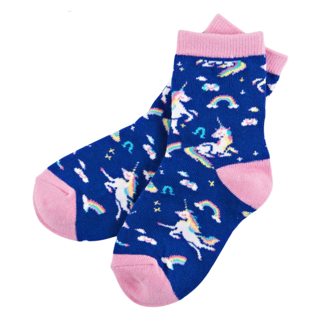 Chaussettes pour enfant avec motifs de licornes par La petite maison bleue