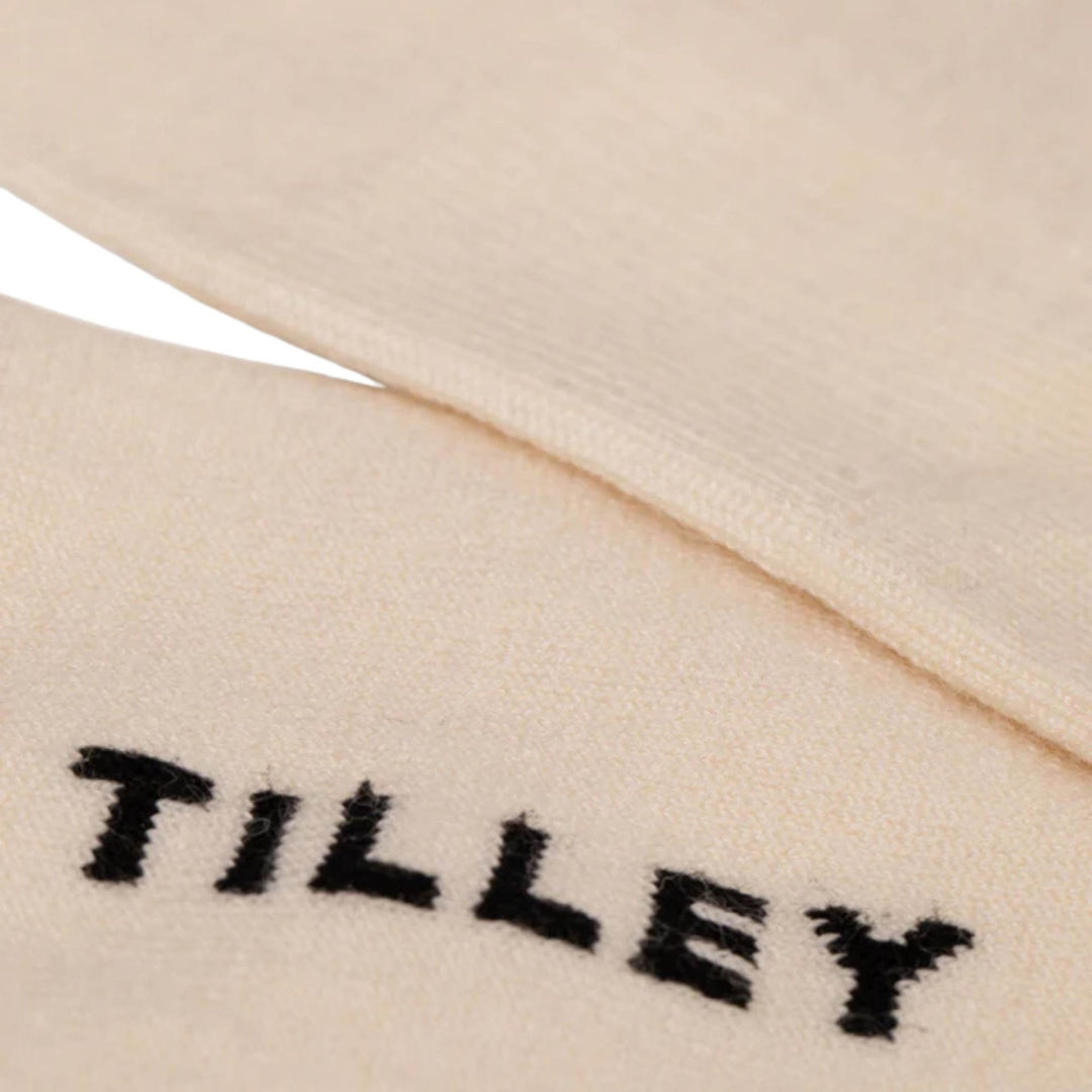 détails des Chaussettes simples blanches par Tilley