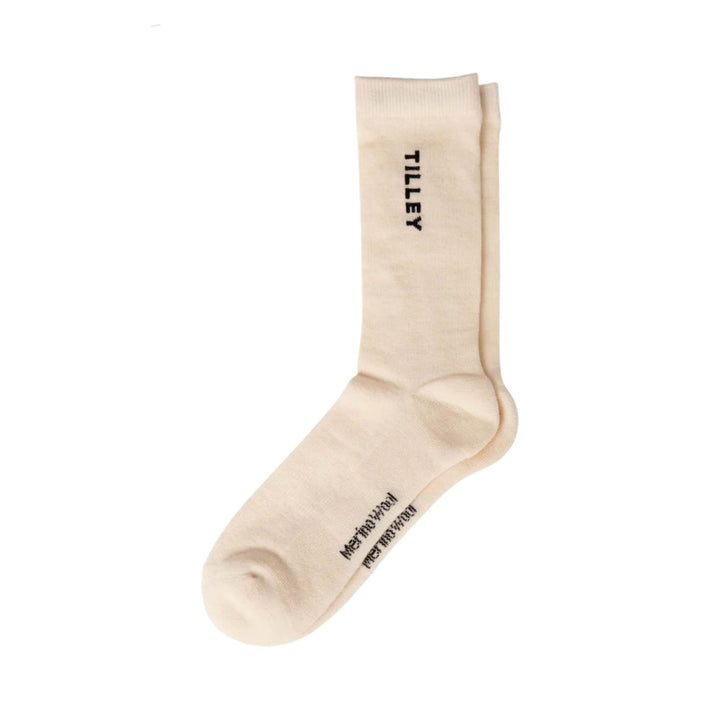 Chaussettes simples blanches par Tilley