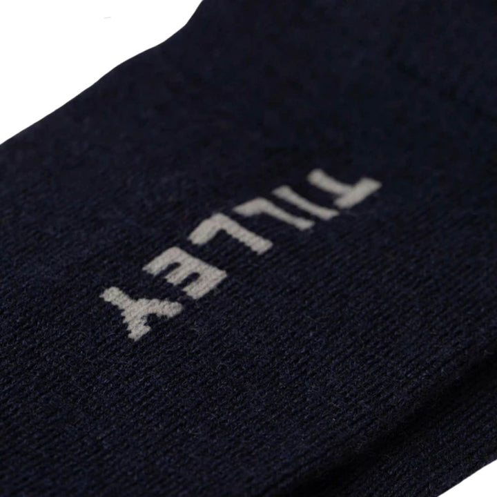 Détails Chaussettes simples bleu marine par Tilley