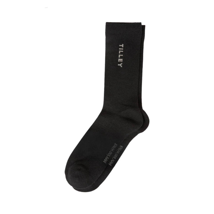 Chaussettes simples noires par Tilley