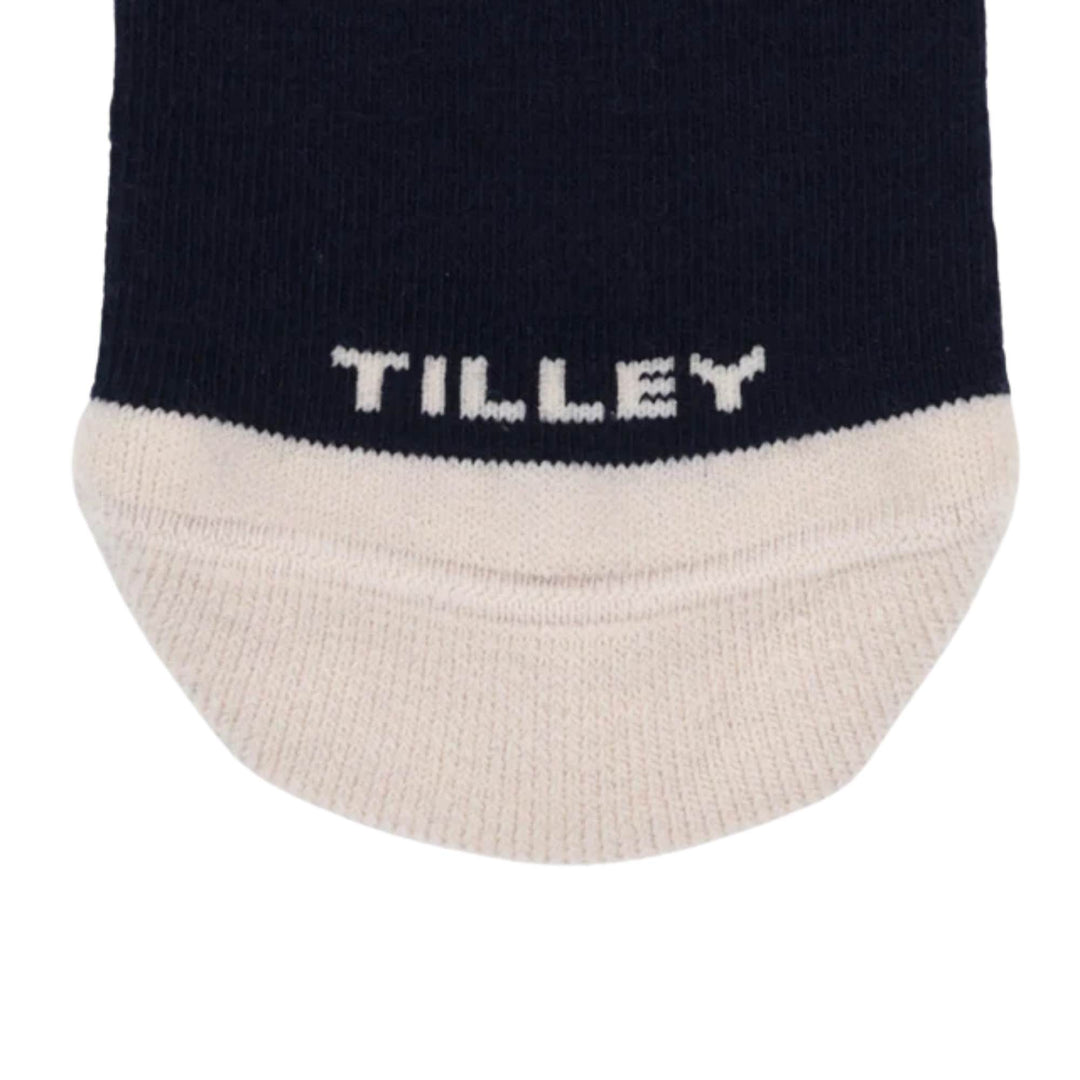 Détails du logo des Chaussettes à motif de paysage bleu par Tilley