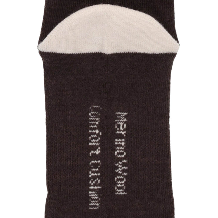 Dessous des Chaussettes à motif de paysage brun par Tilley