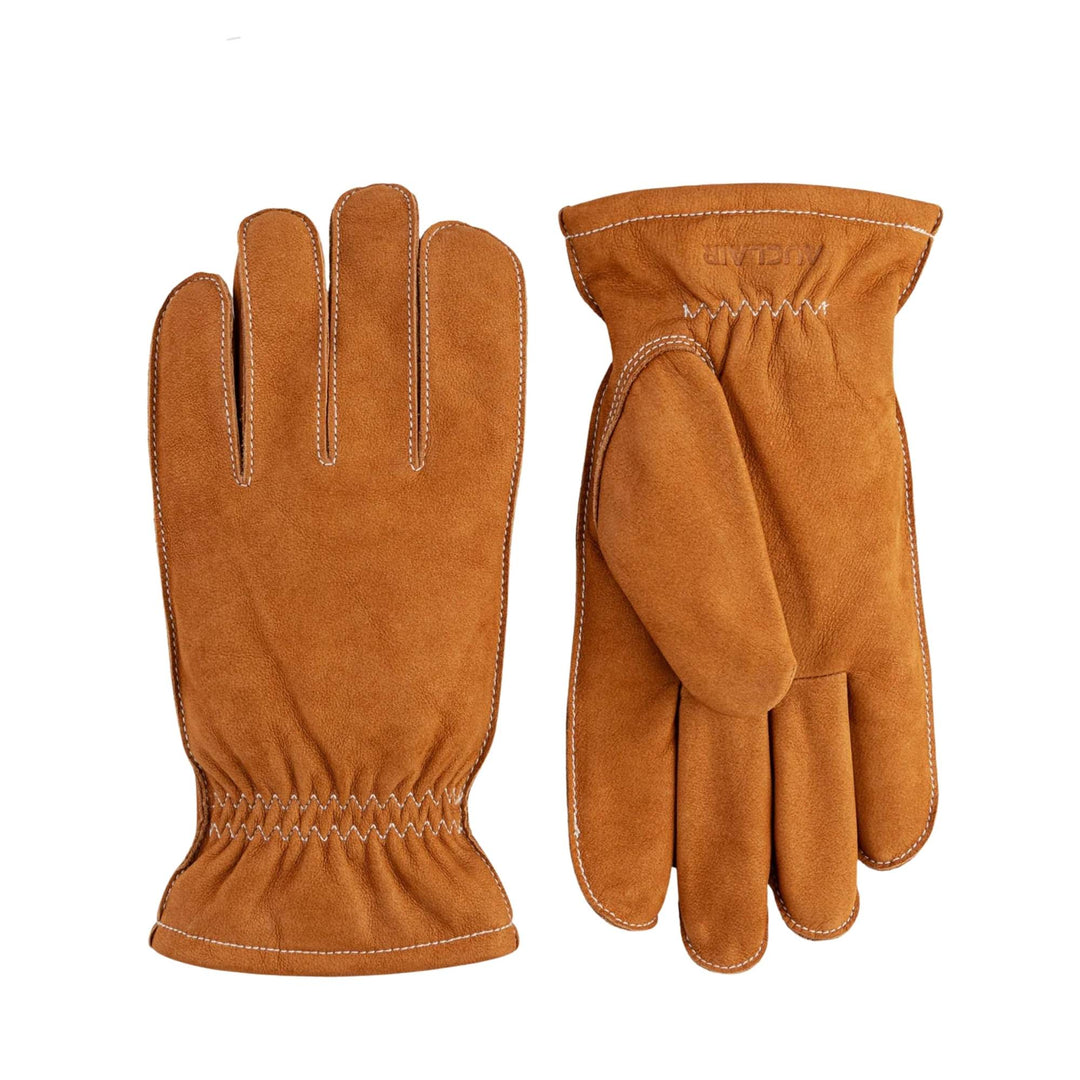 Gants en suède tan Le chasseur par Auclair
