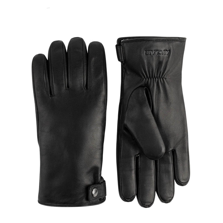 Gants en cuir noir Felix par Auclair
