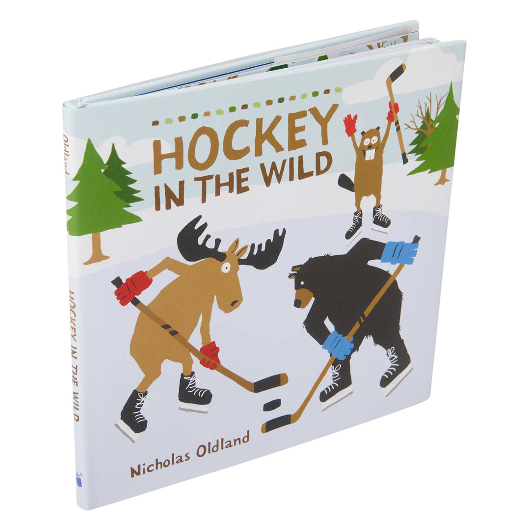 Livre Hockey in the wild par Hatley pour enfant vu de devant