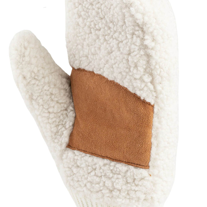 Détails des Mitaines en sherpa crème pour femme par Auclair