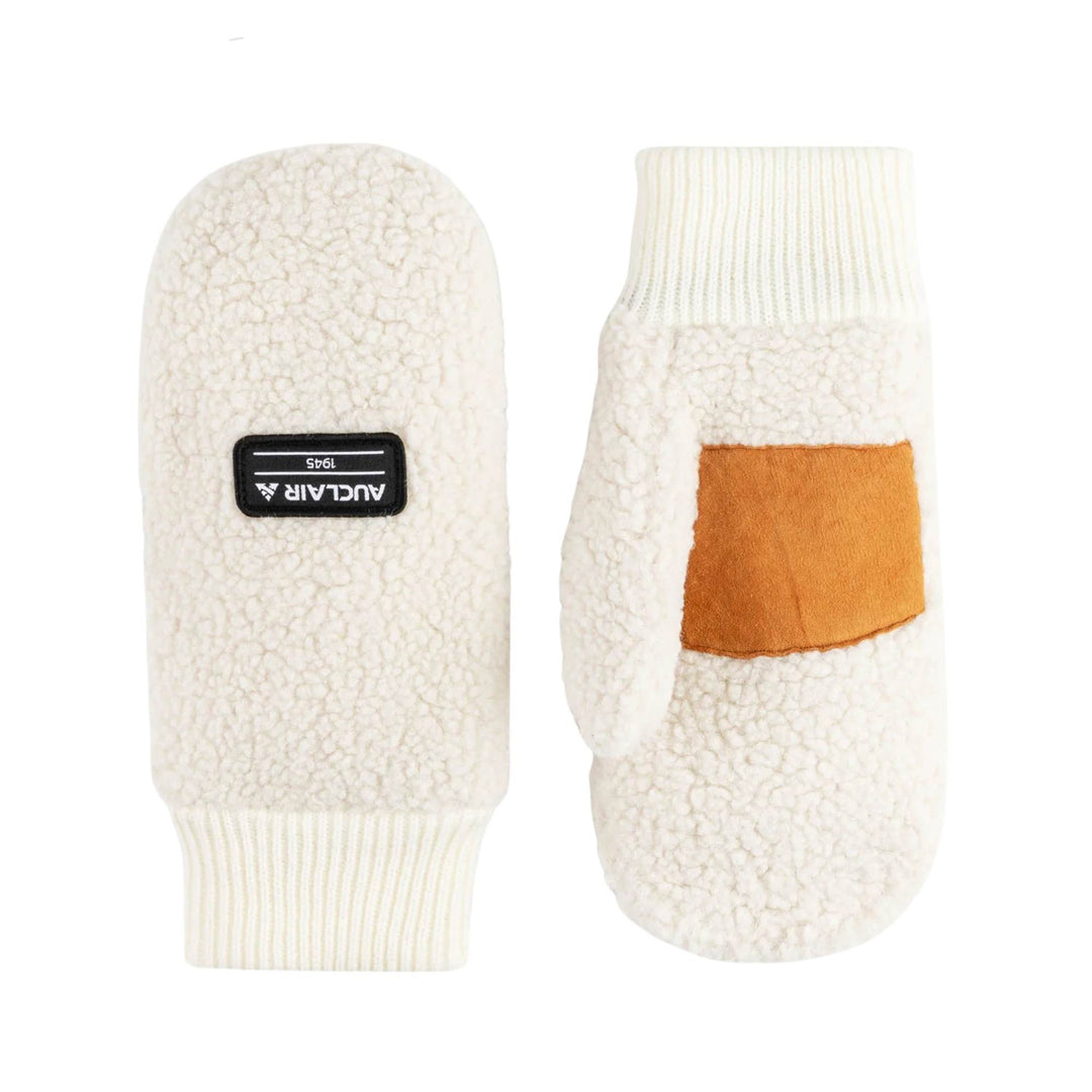 Mitaines en sherpa crème pour femme par Auclair