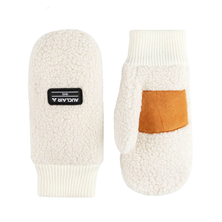 Mitaines en sherpa crème pour femme par Auclair
