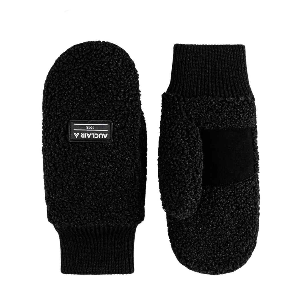 Mitaines en sherpa noir pour femme par Auclair