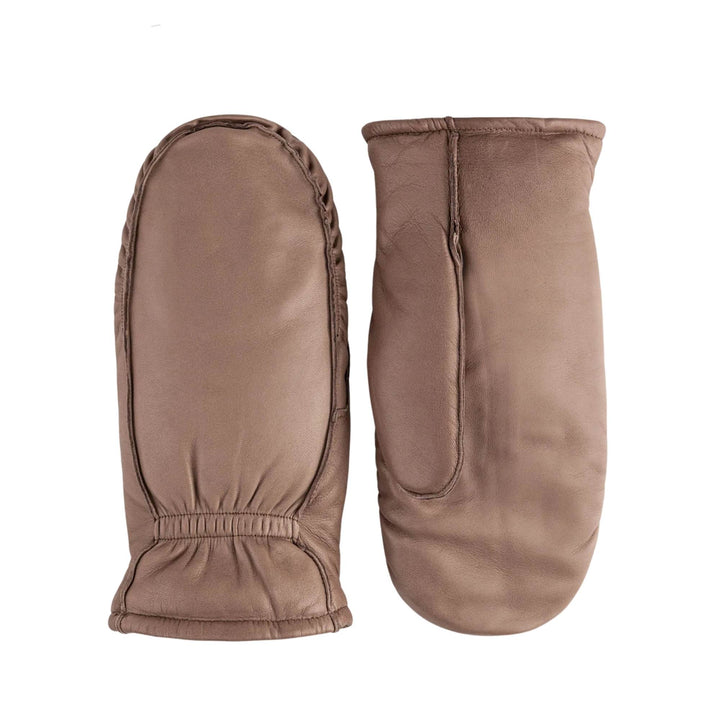Mitaines en cuir de mouton taupe Kiva pour femme par Auclair