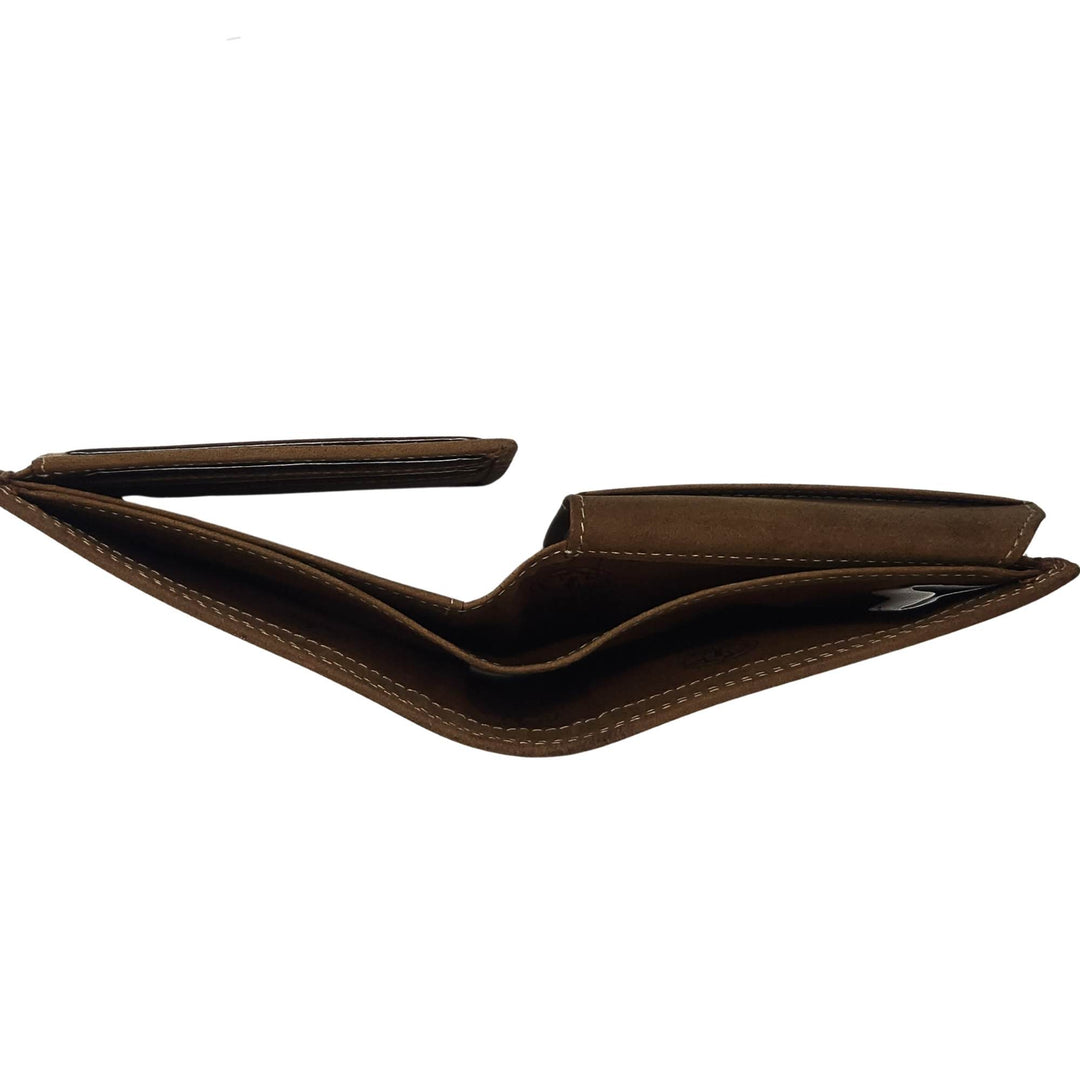 Portefeuille brun w1417 par Canadian Leather vu de dessus