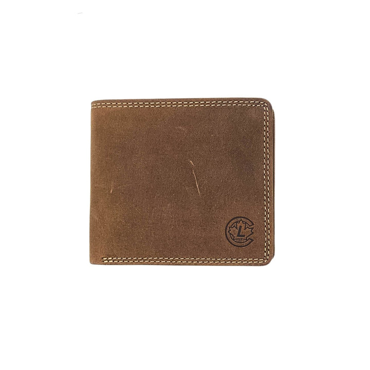 Portefeuille brun w1417 par Canadian Leather vu de devant