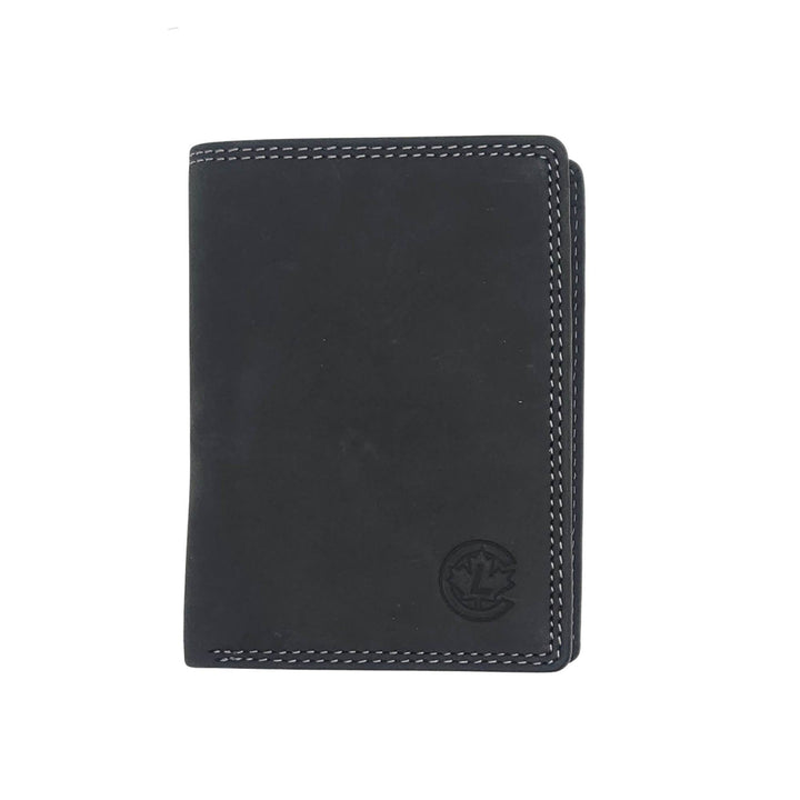 Portefeuille noir w1421 par Canadian Leather vu de devant