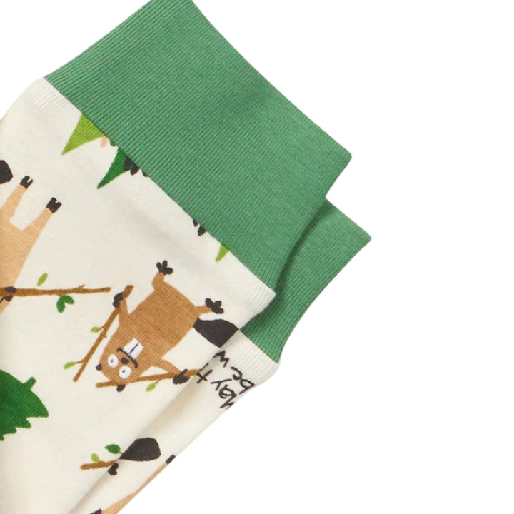 Détails des bas de pantalon du Pyjama pour enfant Que la forêt soit avec toi par Hatley