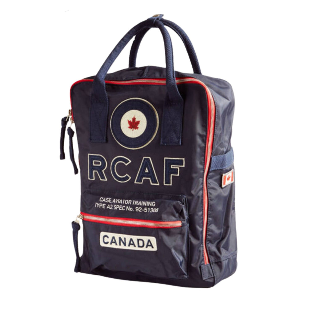 Sac à dos RCAF bleu marine par Red canoe vu de 3/4