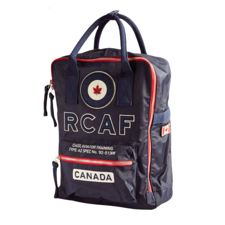 Sac à dos RCAF bleu marine par Red canoe vu de 3/4