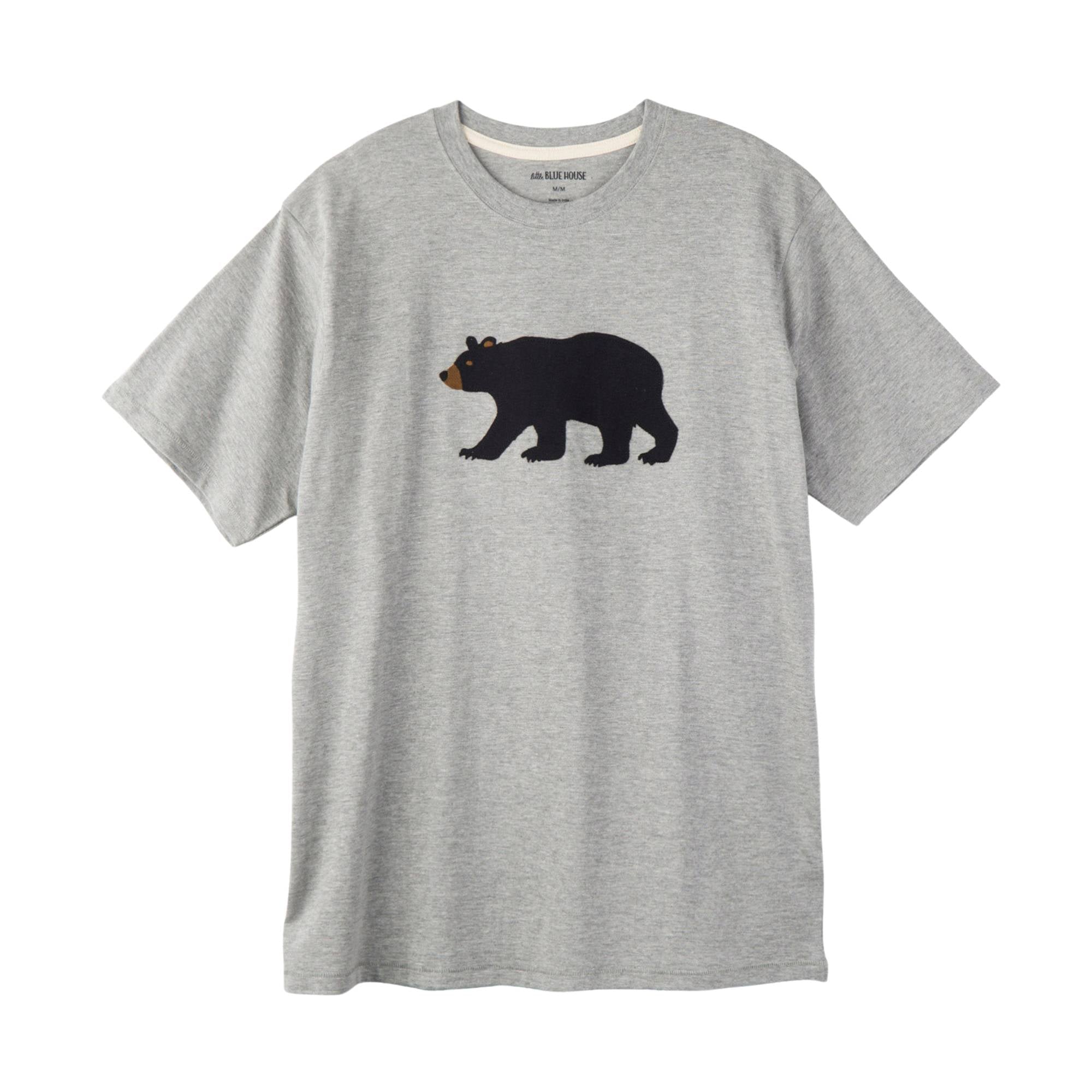 T-shirt Homme Bear Hug - Ours Blanc Imprimé - Taille M - Très Bon état