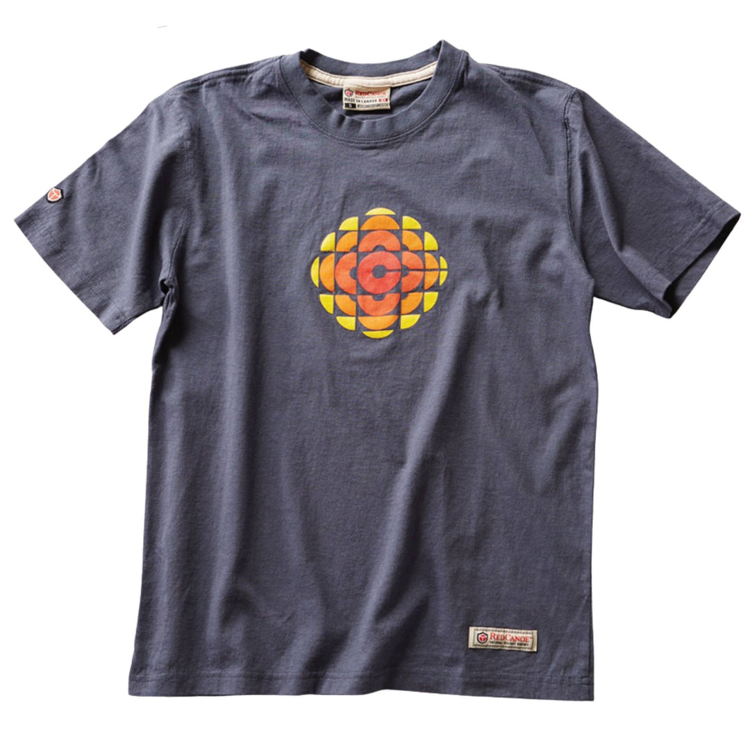 Tshirt CBC Radio canada bleu pour homme par Red Canoe