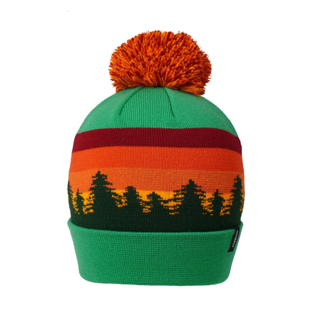 Tuque pour enfant Sequoia verte et orange par Ambler