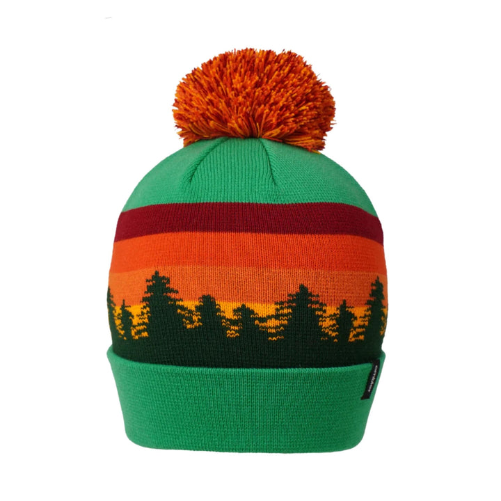 Tuque pour enfant Sequoia verte et orange par Ambler