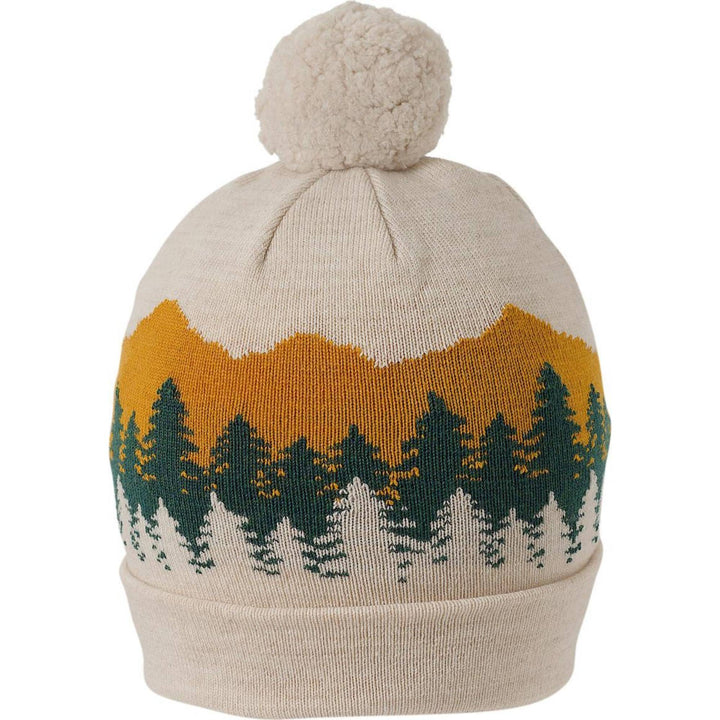 Tuque paysage arboré avec des arbres et un pompom beige par Ambler