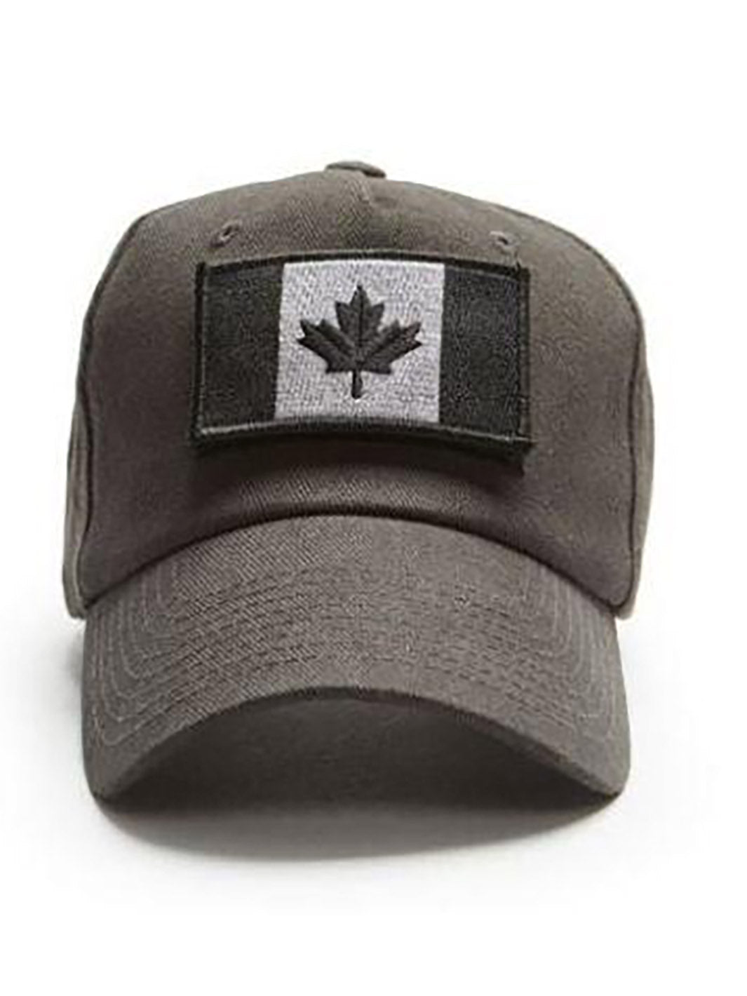 Casquette grise avec drapeau du Canada charbon