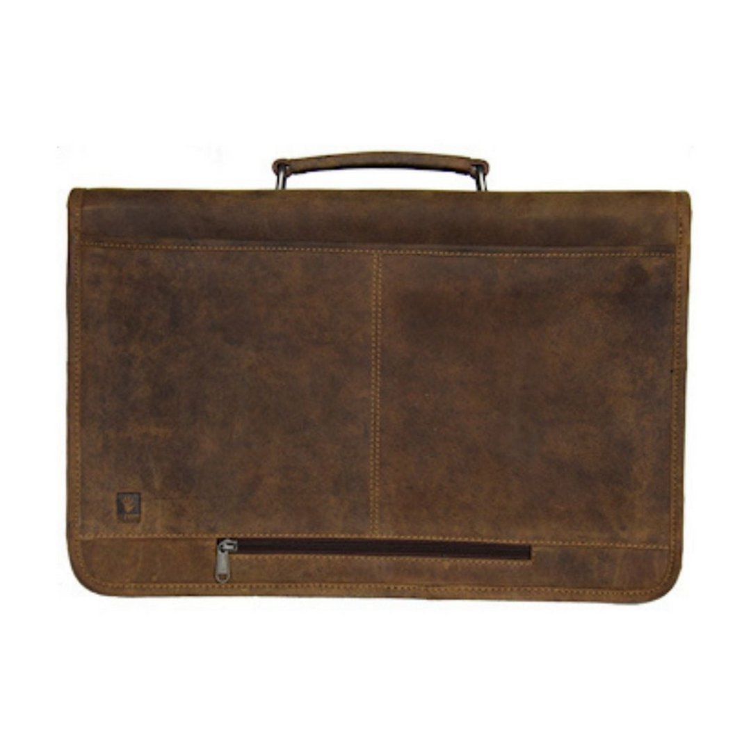 Unisex buffalo leather briefcase – Artisans Canada Unisex buffalo leather briefcase – Artisans Canada