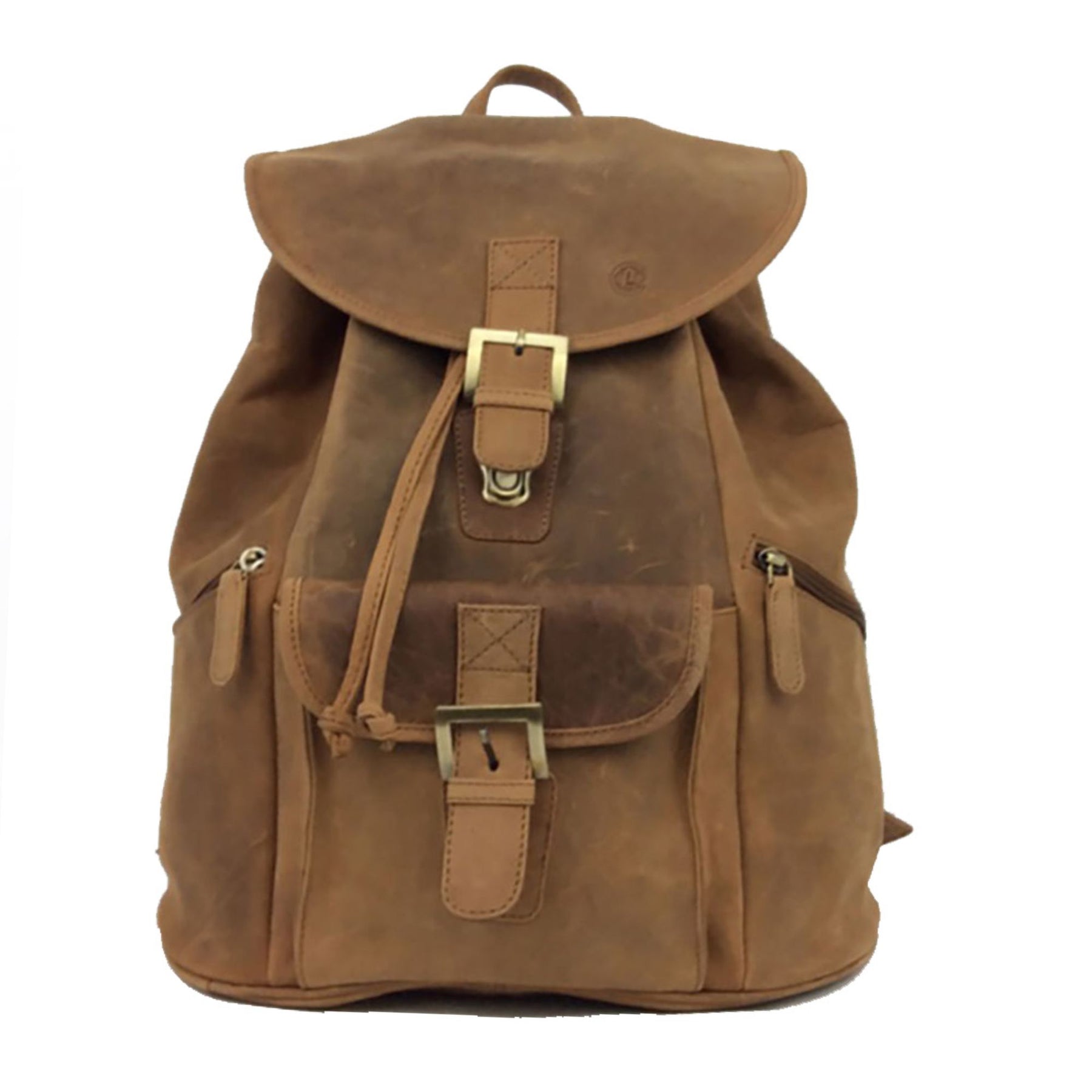 Buffalo Leather Backpack with Compartments – Artisans Canada