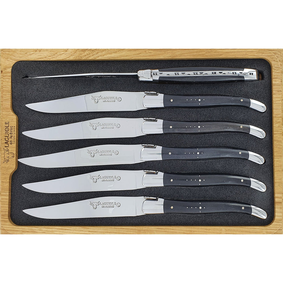 Lot de 6 couteaux à steak 22 cm Nirosta Fit | France Lot de 6 couteaux à steak 22 cm Nirosta Fit | France