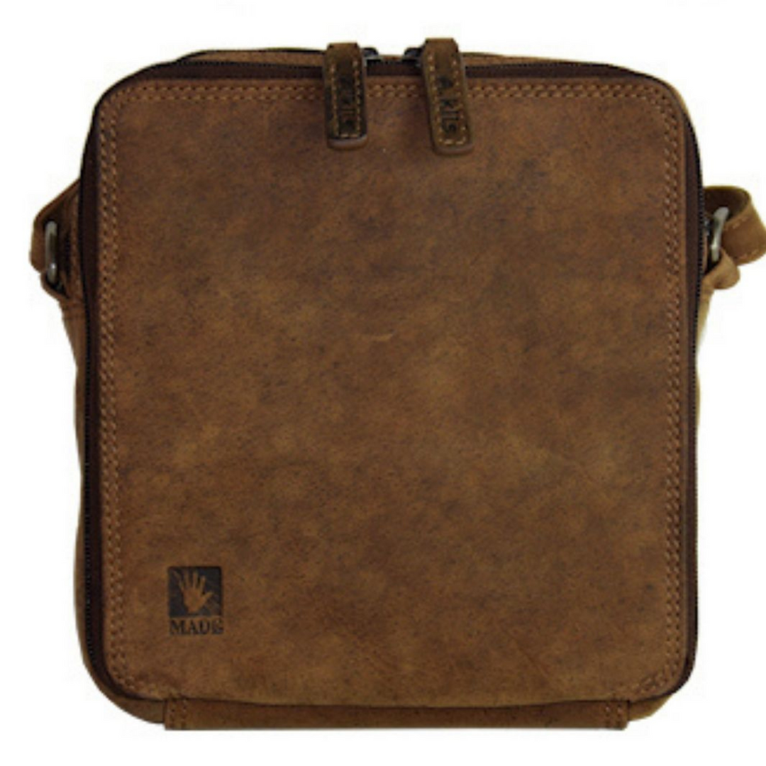 Buffalo leather bag by Adrian Klis Artisans Canada