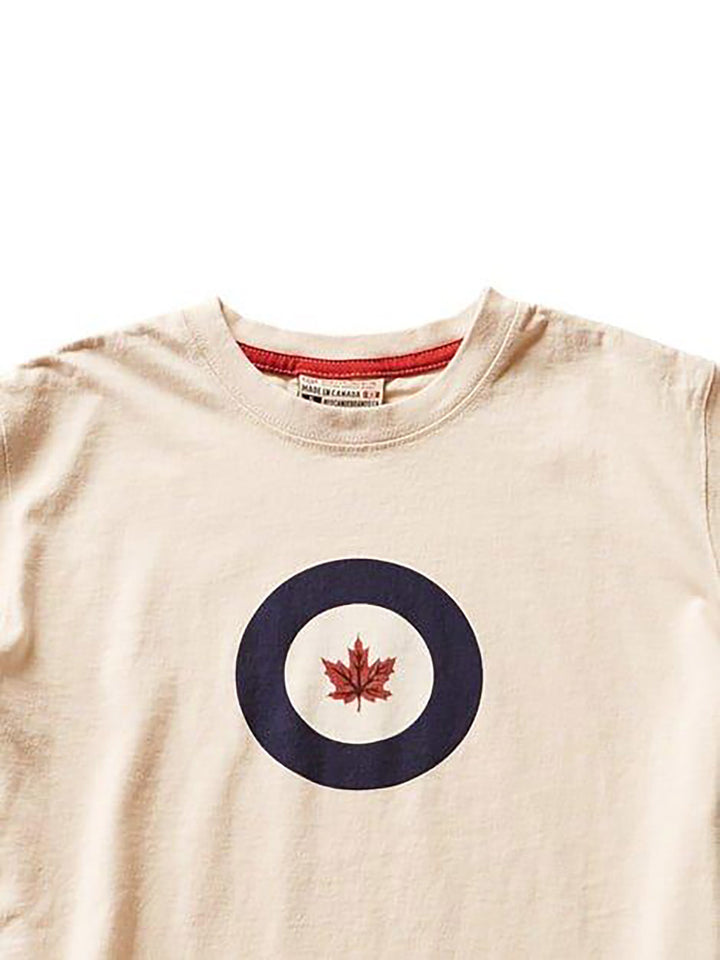 Détails du logo du Tshirt RCAF stone pour hommes