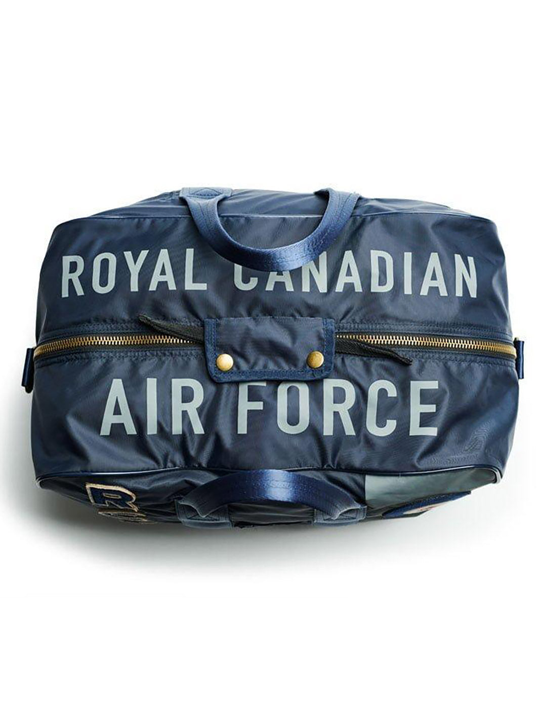 Sac RCAF marine avec textes vue de dessus