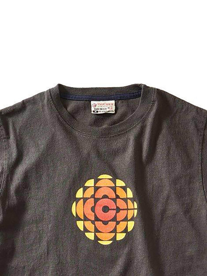 Détails du motif du Tshirt CBC Radio canada charbon pour hommes