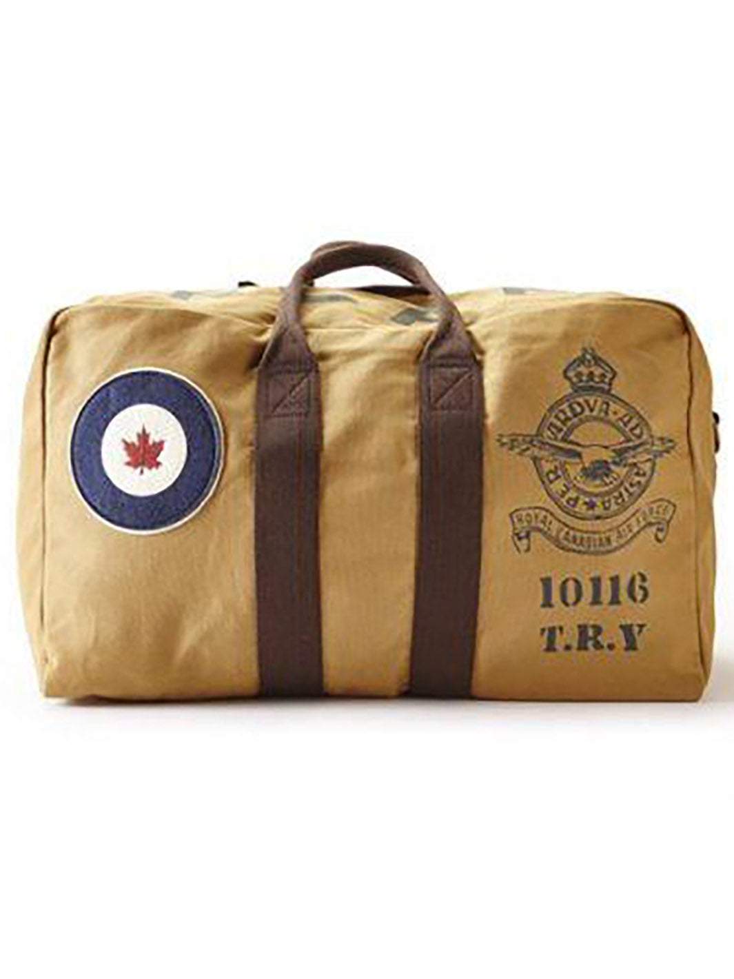Grand sac RCAF tan avec logos